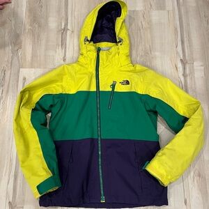 Tri-coloured Snow Jacket
